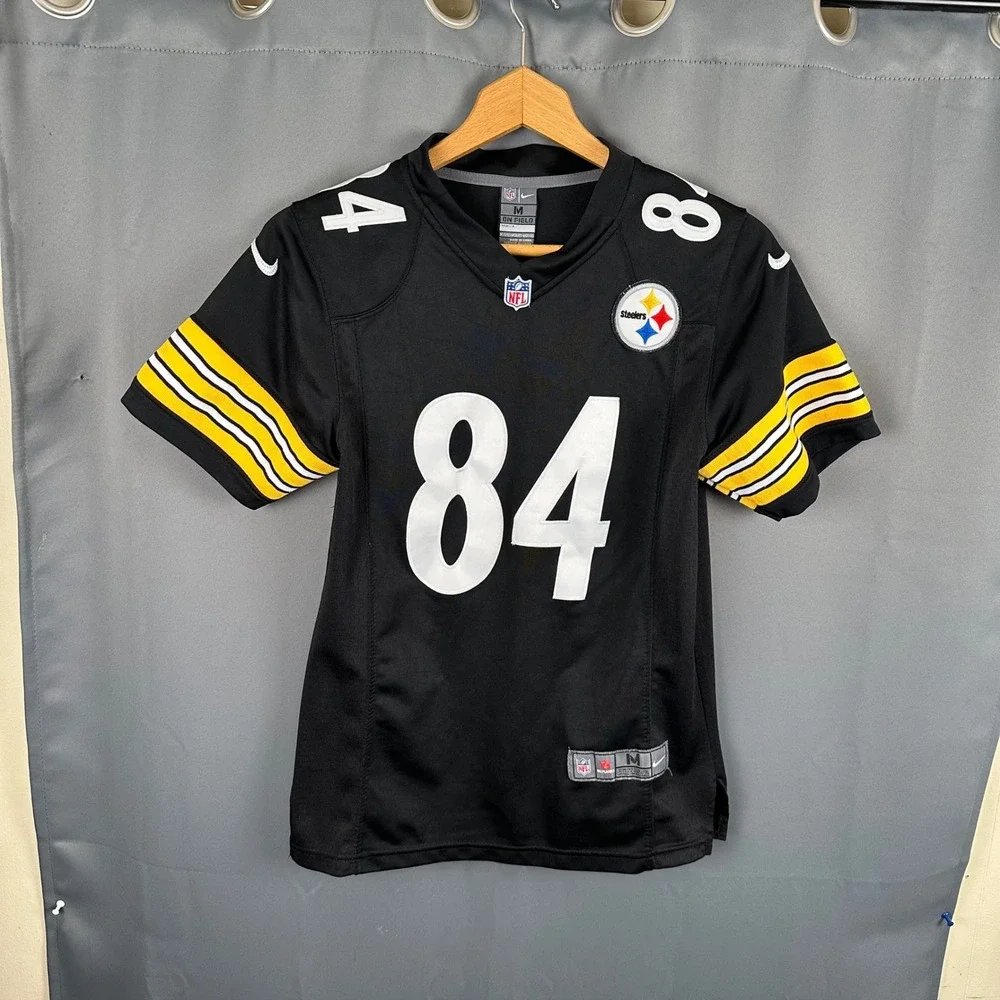 Nike NFL Pittsburgh Steelers Antonio Brown 84 Jersey Black Youth Medium